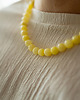 korale Naszyjnik z kamieni Yellow 1